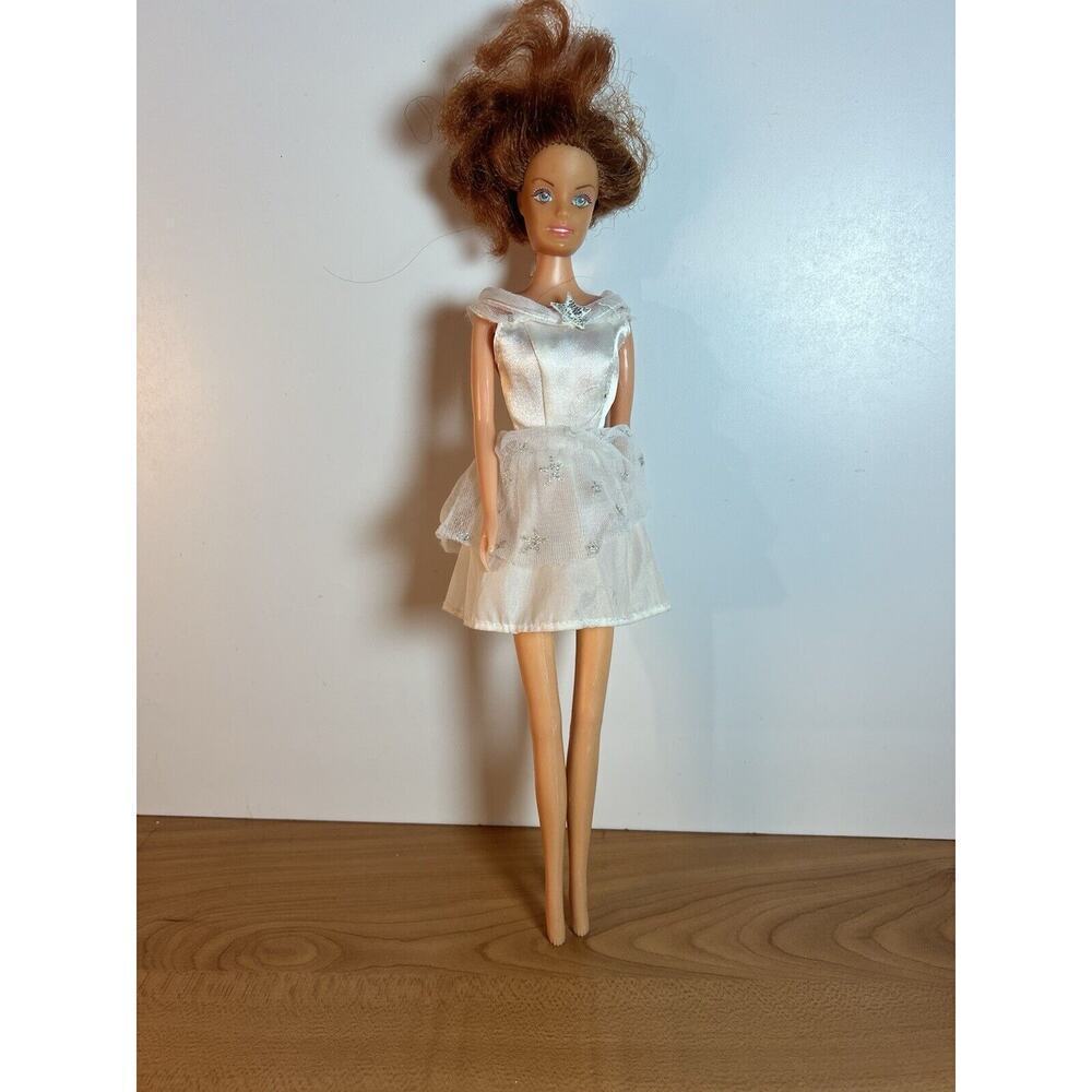 Red Hair Lovely Patsy Doll White Dress Vintage